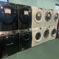 GREAT VARIETY OF FRONT LOAD WASHER W/ ELECTRIC/GAS DRYER