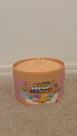 Jumbo Mystery Squishy Dumpling Gold Glitter Edition RMS CRAZY FUN Dumplings Squishy Toys Needoh