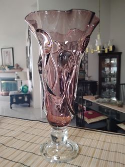 Murano glass vase