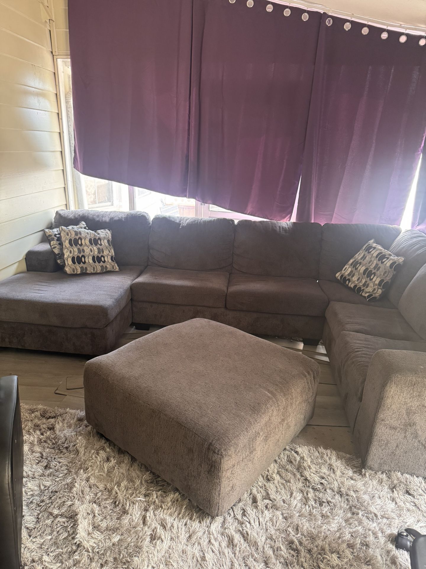 Gray sectional Couch