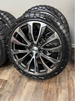 NEW 24 inch Gm style wheels wrapped in 285/40r24 RBP tires