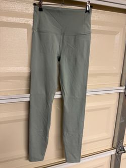 High-Waist Sage Green Leggings