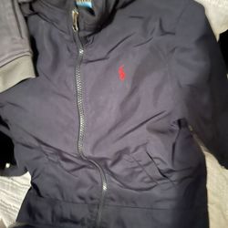 Jackets Name Brands!  Size 4, (Polo) $25, Eddie Bauer$20)(Children’s place Jean Jacket $14.) (Red & Black (Adidas)size 7’$14,) Black & White Puma 👇🏽