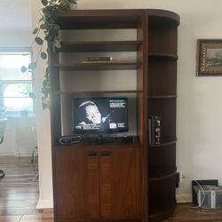 Wall Unit With Corner shelves
