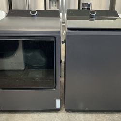 LG 5.5 cu. ft. Top Load Washer w/eZDispense 7.3 cu. ft. Vented Electric Dryer w/EasyLoad Door