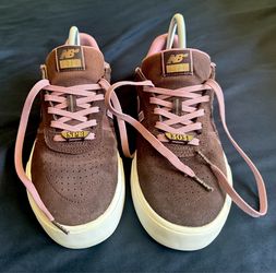 New Balance Numeric 272 Brown Pink Jeremy Fish x 303 Boards x Silly Pink Bunnies MENS size 9.5