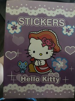 Hello Kitty Coloring Book W Stickers 
