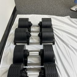 LYNX FITNESS ( BRAND NEW IN BOX ) Pair Of 50lb Adjustable Dumbbells