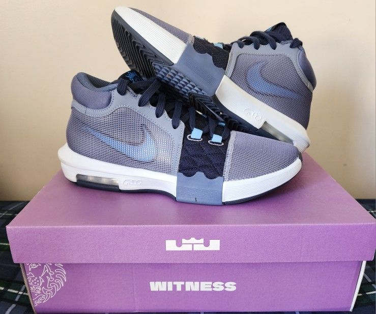 LeBron Witness VIII/color: Ashen Slate/white