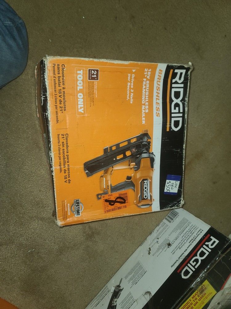 Ridgid 21 Inch Nail Gun