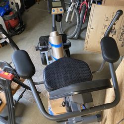 Exerpeutic 2000 Programmable Magnetic Recumbent Bike With Heart Pulse Sensor