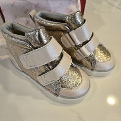Brand New/Never Worn See Kai Run Rose Gold Size 8 Dean Adapt Sneakers with All Packaging and Box