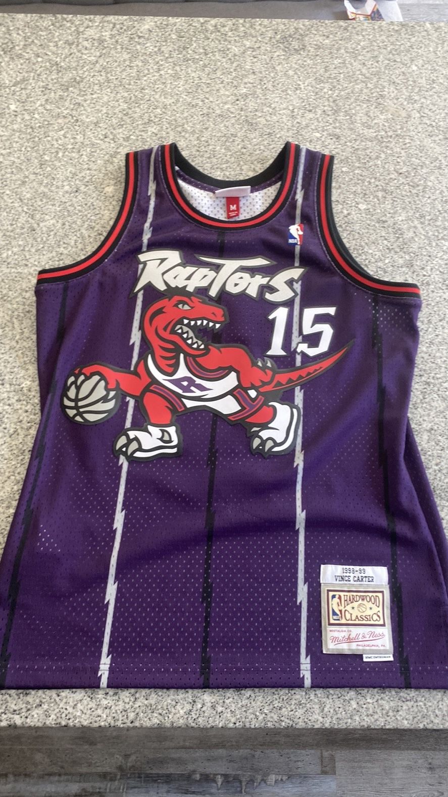 98-99' Hardwood Classic Vince Carter Toronto Raptors Jersey for