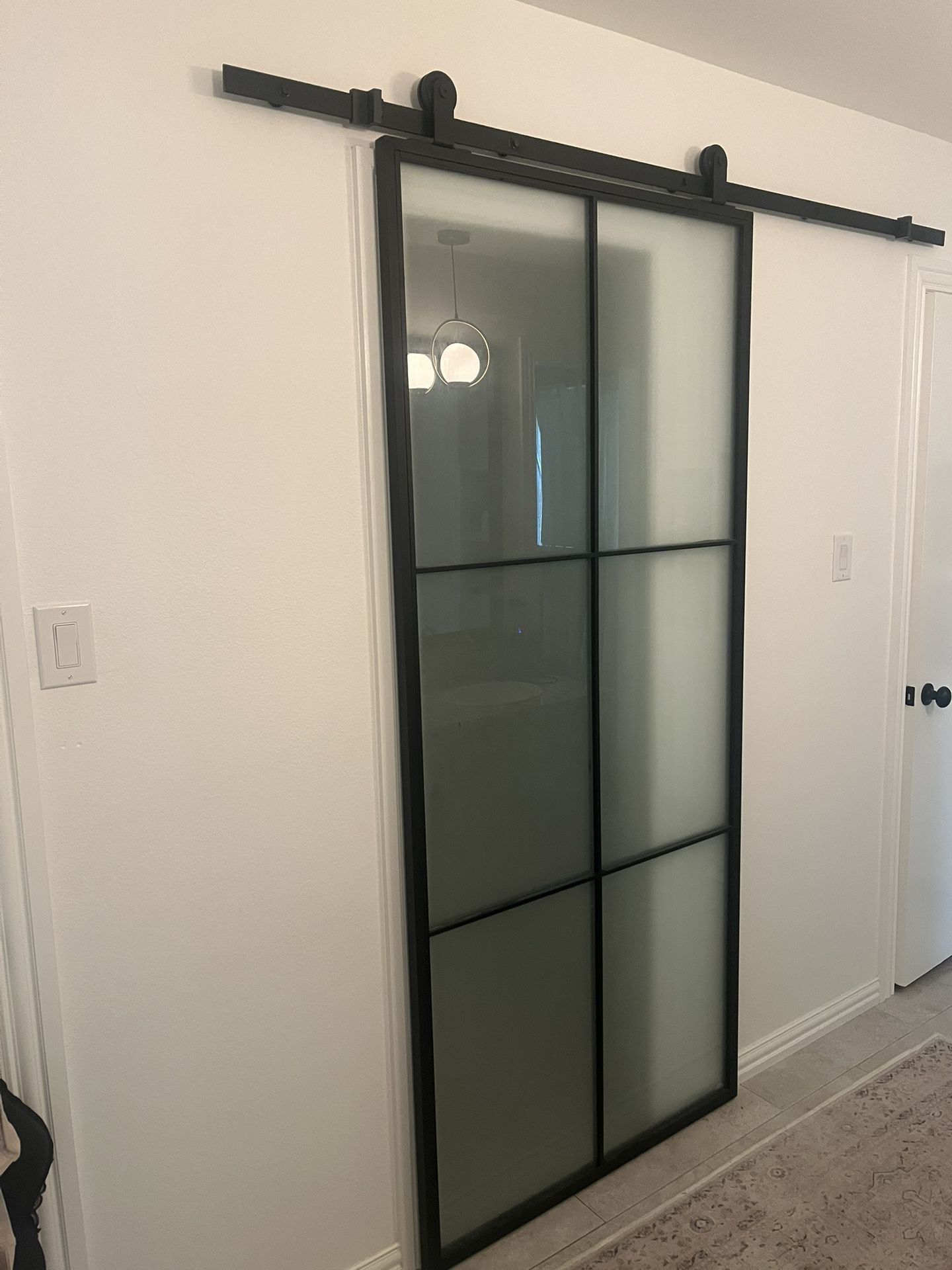 Glass Barn Door