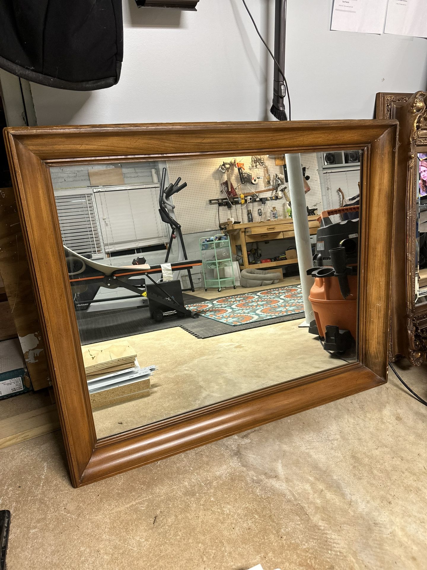 MCM Antique solid wood mirror
