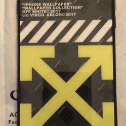 iPhone 7&8 Plus Off-White Phone Case. Green