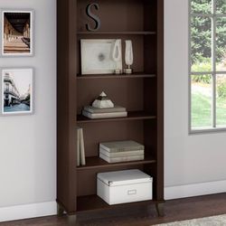 30in Wide Bookcase Organizer Cherry NEW