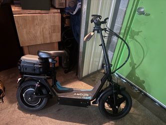 AZHAR GT12 Electric Scooter w/ Seat – 1000W – Needs Rear Tire