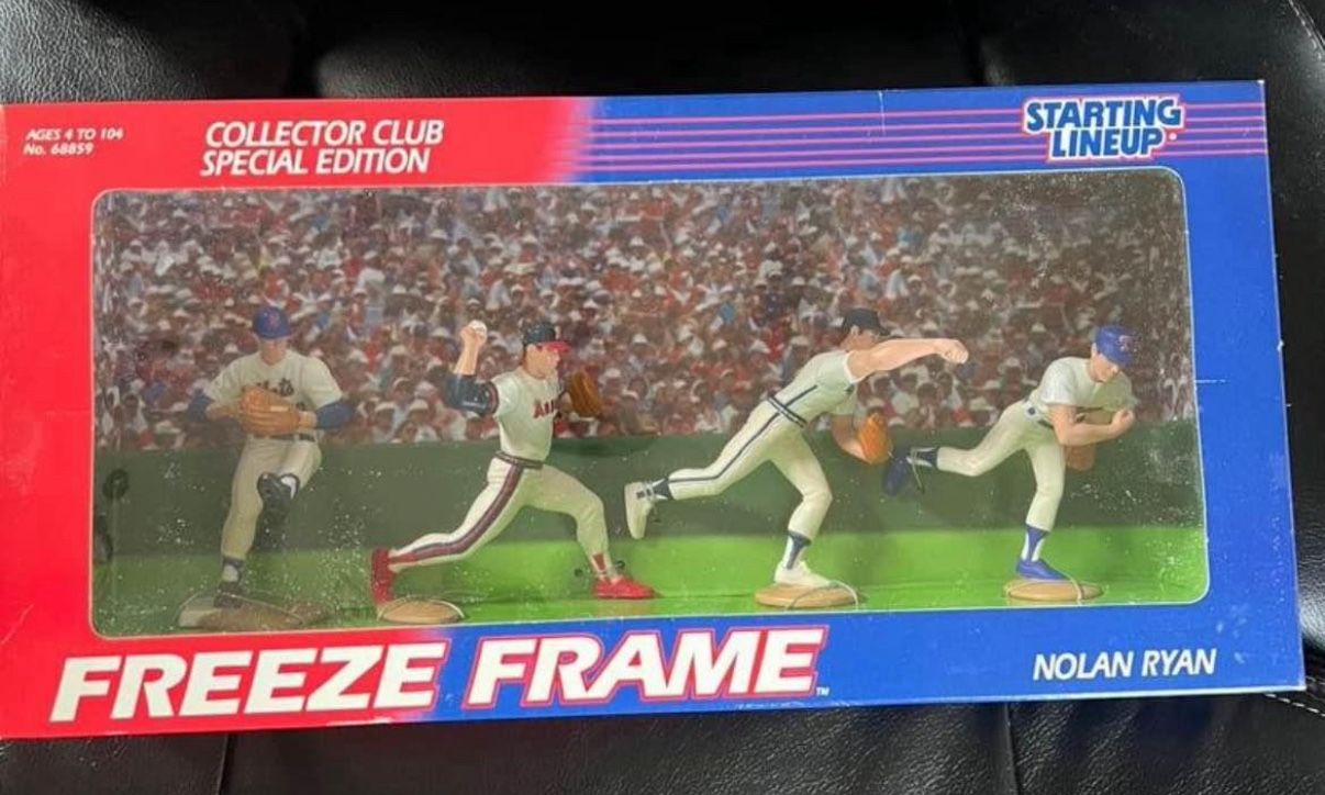 Starting Lineup Collector Club Special Edition Freeze Frame Nolan Ryan SLU 4 N 1