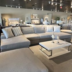 Grey 4PC Sectional