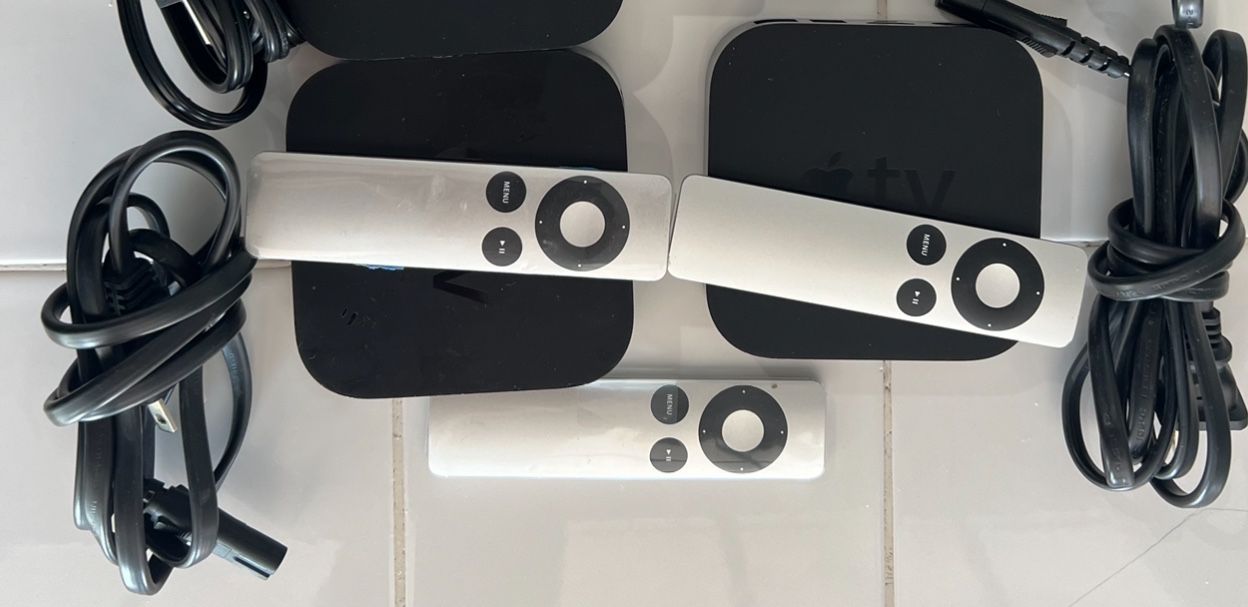 Two Apple TV 3  With Extra Remote