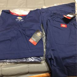 XXs Navy Scrub Sets