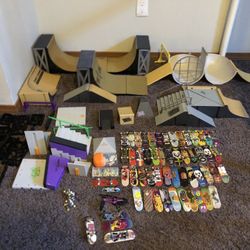 Tony Hawk Rare Ramps + Tech Deck Ramps + Boards And Accessories 