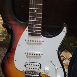 Peavey Raptor Plus EXP guitar with case.