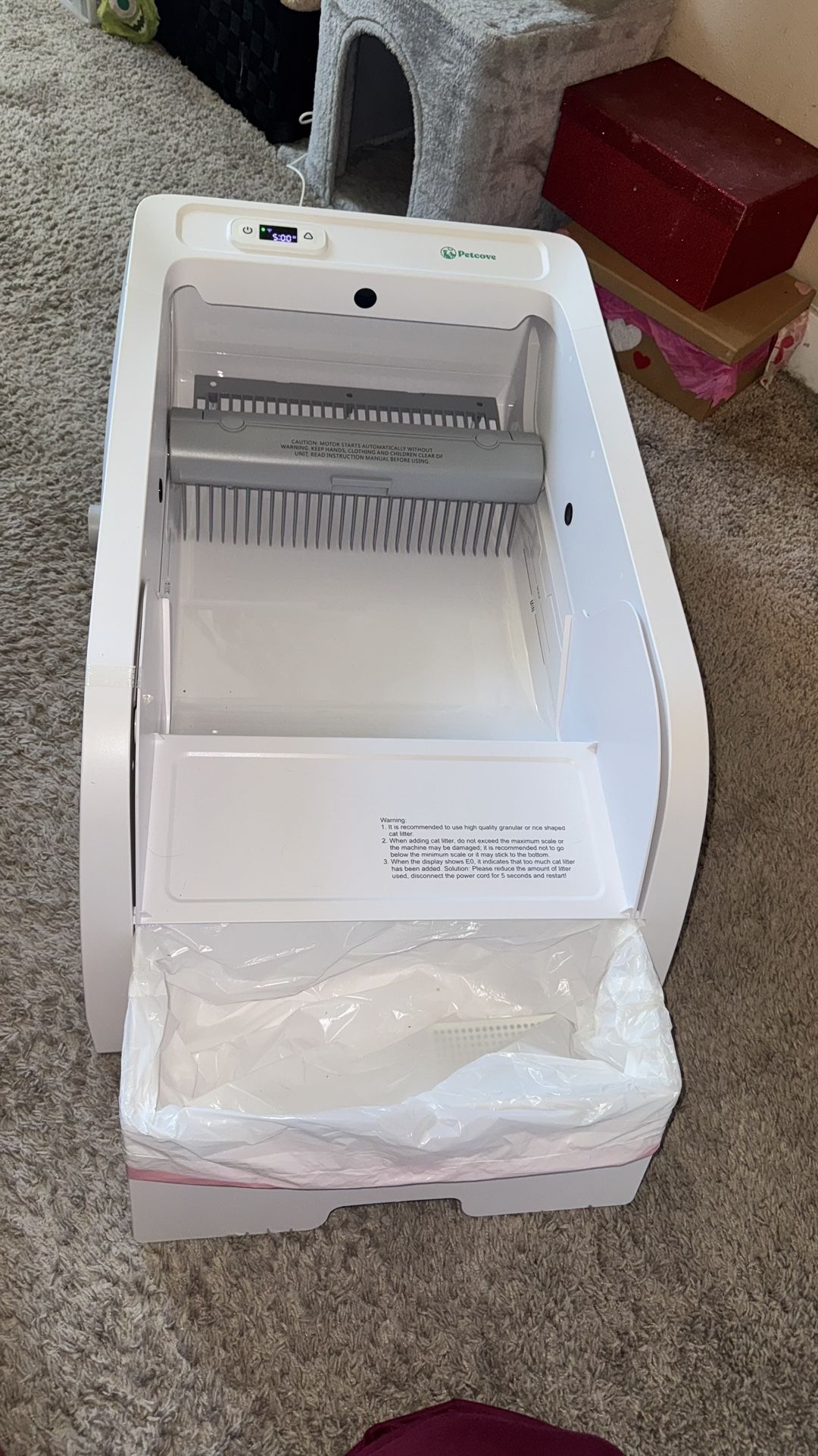 PetCove PurrTek Lite Smart Self Cleaning Litter Box