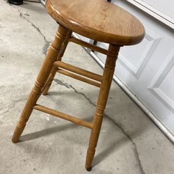 4 Oak Barstools
