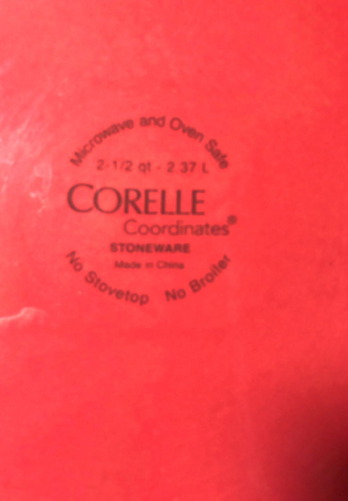 Corelle Coordinates and Corning Ware Bakeware