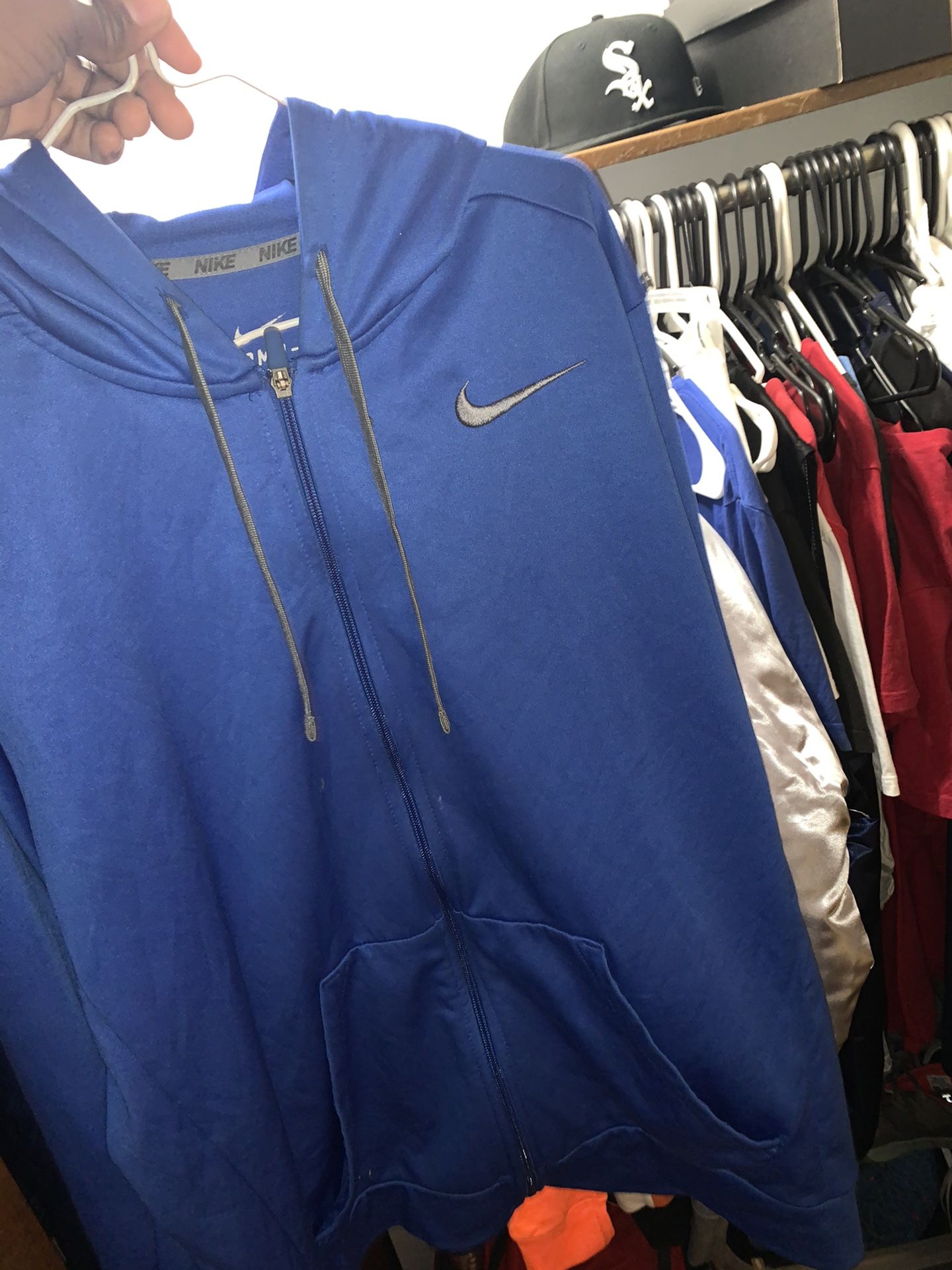 Blue Nike Hoodie