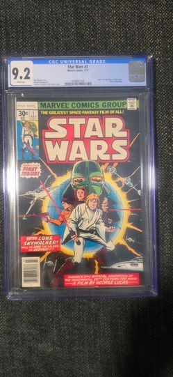 Star Wars #1 Marvel Comics 1977 CGC 9.2