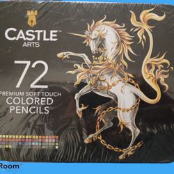 Castle Arts 72 Premium Soft Touch Colored pencils