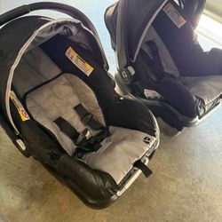 Two baby Infant car seats