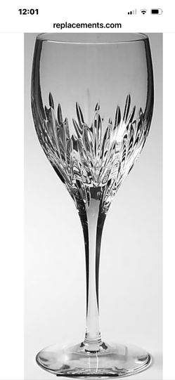 Atlantis, crystal wine, water, and champagne glass