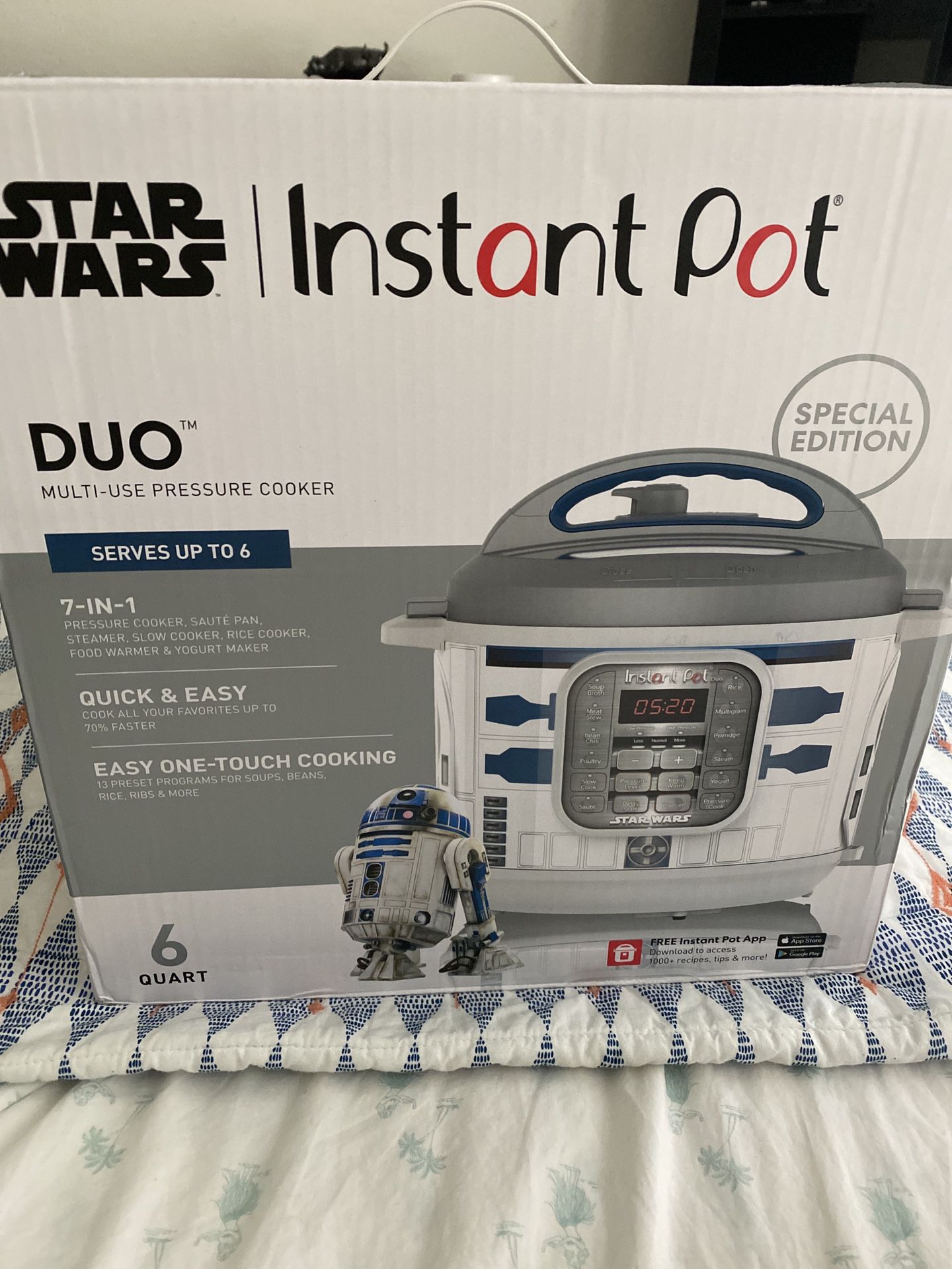 Star Wars Williams Sonoma Instant Pot R2D2