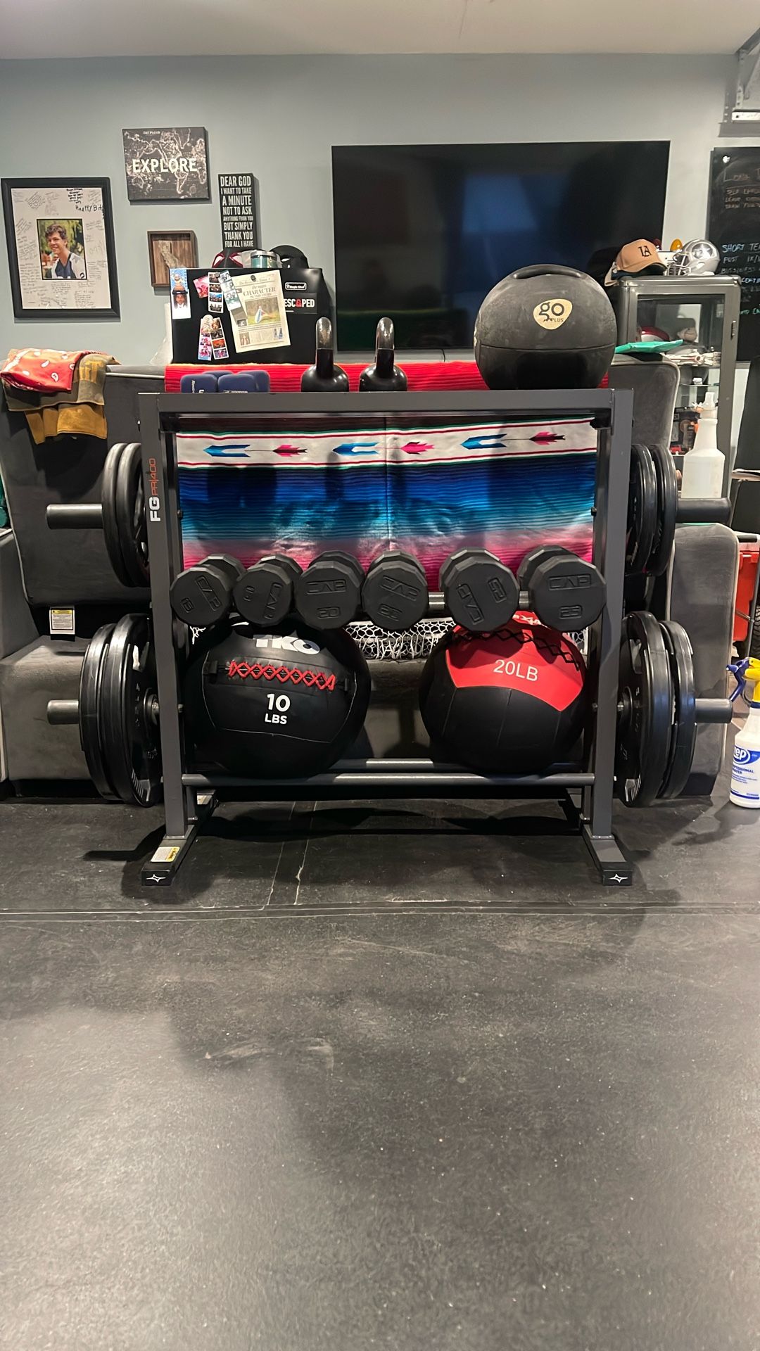 FG PR 400 Weight & Ball Rack 