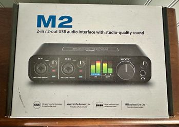 MOTU M2 USB-C Audio Interface - Never Used