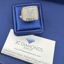 Ring Men 10k Gold Diamonds 💎 Real