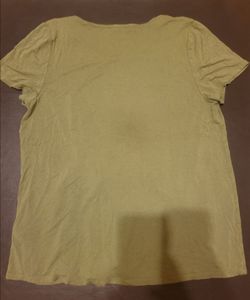 Woman's Green Front Knot Shirt