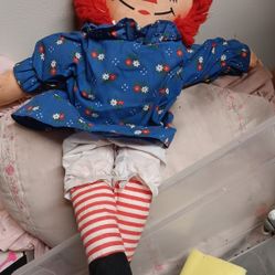 Vintage Raggedy Anne Doll