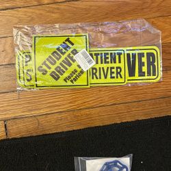 Brand New “Student Driver” Magnets Car Decal