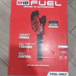 Milwaukee Daul Battery Blower 