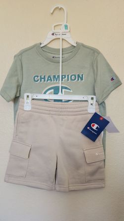 Champion Kids  T-Shirt and Cargo Shorts Set