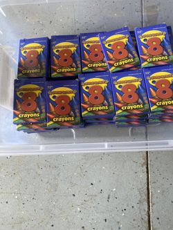 Huge Lot Of 8 Pack Crayons Brand New