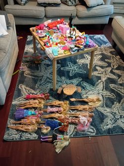 Barbies and accessories price for all