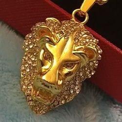 Judah's LION HEAD Pendant/Necklace 