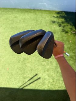 Sm9 Vokey Jet Black Raw 50,56,60