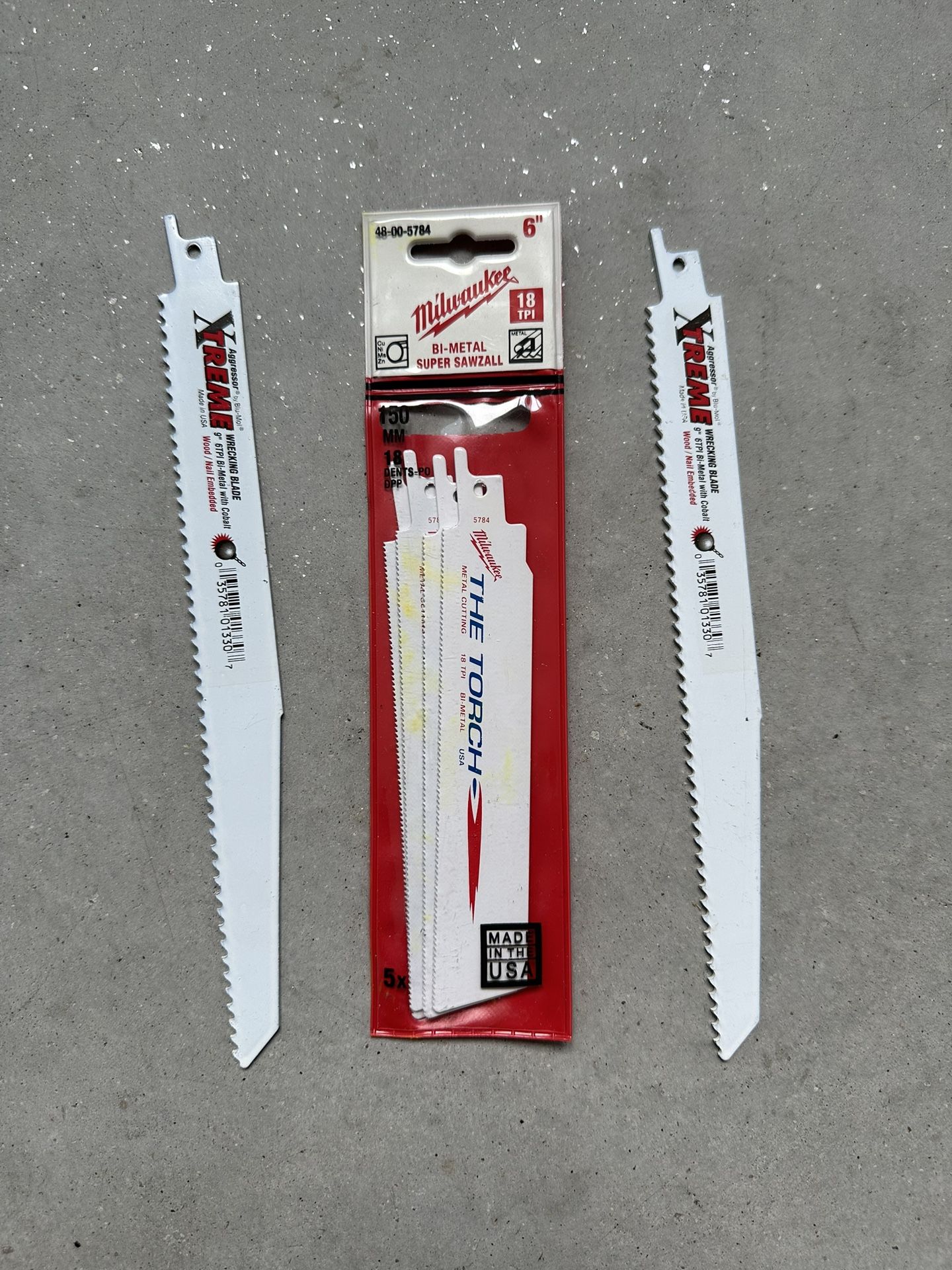 Milwaukee Bi-Metal Super Sawzall 6” 18 TPI Aggressor Extreme